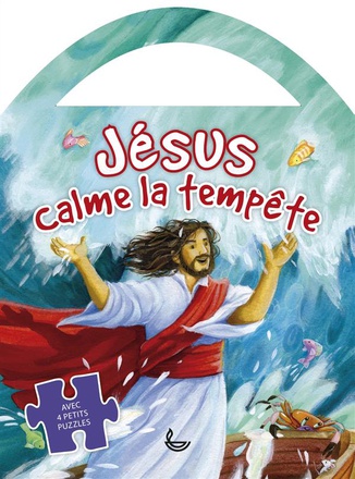 JESUS CALME LA TEMPETE - AVEC 4 PETITS PUZZLES