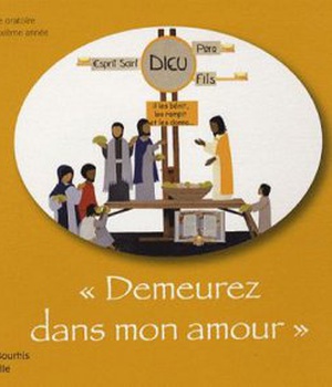 VIENS, SUIS-MOI - 2E ANNEE DEMEUREZ EN MON AMOUR - ENFANTS - LIVRE ORATOIRE JAUNE