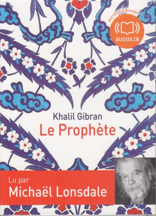 LE PROPHETE - LIVRE AUDIO 1 CD AUDIO