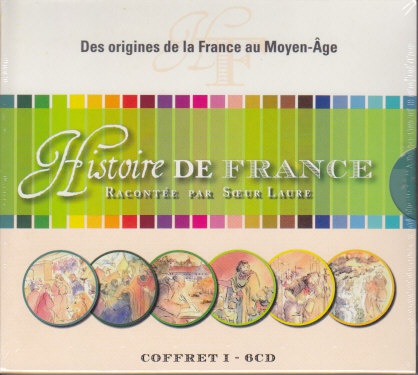 CD HIST.DE FRANCE: VOL.1*DES ORIGINES DE LA FRANCE AU MOYEN-AGE, COFFRET 6 CD