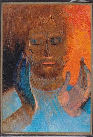 ICONE 10 X 15 LE CHRIST (ARCABAS, PELERINS D'EMMAUS) NDSP