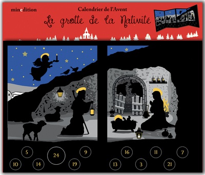 CALENDRIER DE L'AVENT RELIGIEUX - LA GROTTE DE LA NATIVITE - EVANGELISTI