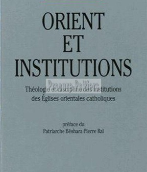 ORIENT ET INSTITUTIONS