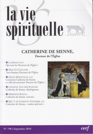 LA VIE SPIRITUELLE N 790