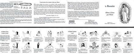 DEPLIANT ROSAIRE 4A - Allons à Jésus par Marie