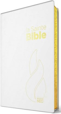 BIBLE SEGOND NEG COMPACTE - : COUVERTURE SOUPLE VIVELLA BLANCHE, TRANCHES OR