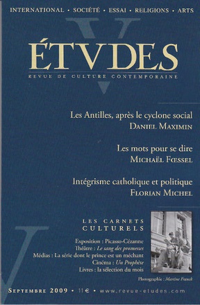 ETUDES SEPTEMBRE 2009