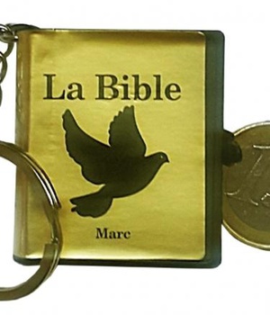 MINI BIBLE PORTE-CLES EVANGILE DE MARC