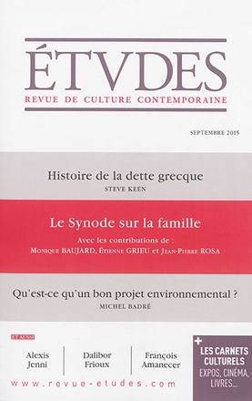 ETUDES SEPTEMBRE 2015 N 4119