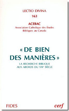 DE BIEN DES MANIERES
