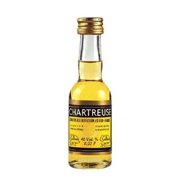 MIGNONETTE DE CHARTREUSE LIQUEUR JAUNE 3CL (40% VOL) NDSP
