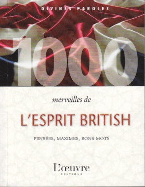 1000 MERVEILLES DE L'ESPRIT BRITISH