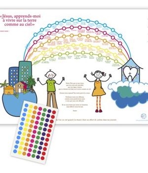 AFFICHE CAREME 7 ANS ET + - JESUS, APPRENDS-MOI A VIVRE SUR LA TERRE COMME AU CIEL