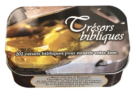 TRESORS BIBLIQUES - COFFRET DE CARTES
