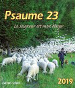CALENDRIER PSAUME 23 2019 GRAND FORMAT NDSP