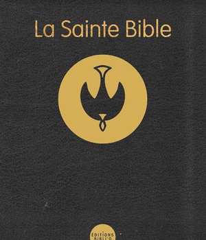 SAINTE BIBLE - COLOMBE, NOIRE, SEMI RIGIDE