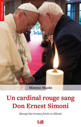 UN CARDINAL ROUGE SANG DON ERNEST SIMONI - RESCAPE DES TRAVAUX FORCES EN ALBANIE