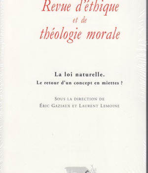 REVUE D'ETHIQUE ET DE THEOLOGIE MORALE 261