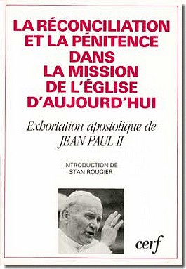 LA RECONCILIATION ET LA PENITENCE DANS LA MISSIONDE L'EGLISE AUJOURD'HUI