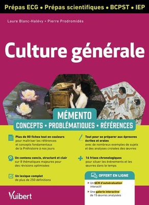 MEMENTO CULTURE GENERALE - ECG - PREPAS SCIENTIFIQUES - IEP - LA CULTURE GENERALE EN UN CLIN D'OEIL