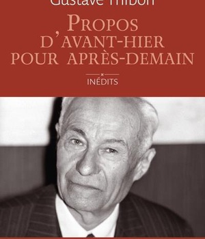 PROPOS D'AVANT-HIER POUR APRES-DEMAIN