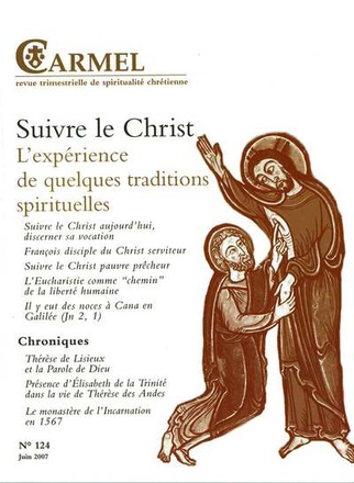 REVUE CARMEL NUMERO 124 SUIVRE LE CHRIST