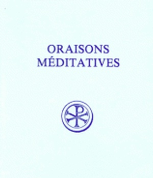 SC 324 ORAISONS MEDITATIVES