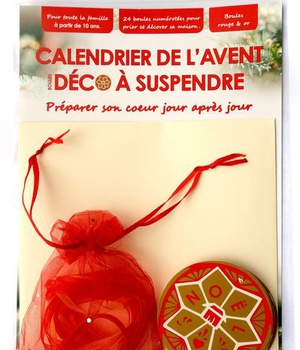 CALENDRIER DE L'AVENT ROUGE & OR - PREPARER SON COEUR JOUR APRES JOUR