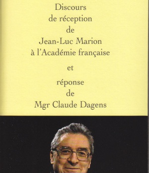 DISCOURS DE RECEPTION A L'ACADEMIE FRANCAISE