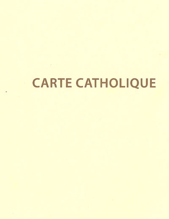 CARTE CATHOLIQUE D IDENTITE