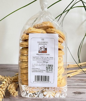 BISCUITS A L'ANIS -  250 G - ABBAYE D'OELENBERG