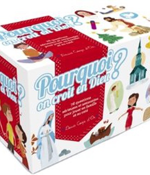 LA BOITE A QUESTIONS... POURQUOI ON CROIT EN DIEU ? BOITE AVEC CARTES