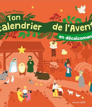 TON CALENDRIER DE L'AVENT EN DECALCOMANIE