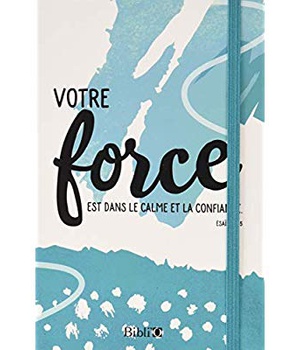 VOTRE FORCE EST DANS LE CALME ET LA CONFIANCE - CARNET DE NOTES