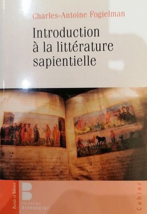 INTRODUCTION A LA LITTERATURE SAPIENTIELLE