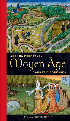 AGENDA PERPETUEL ET CARNET D'ADRESSES DU MOYEN AGE