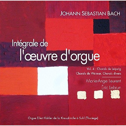 JS BACH VOL 4 INTEGRALE DE L'OEUVRE D'ORGUE