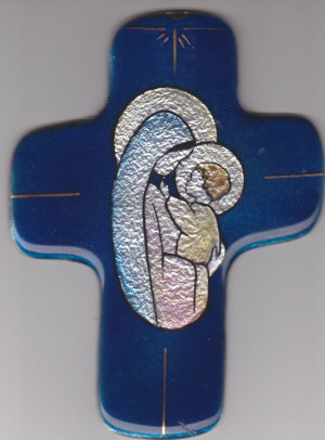 CROIX EMAIL VIERGE OVALE 11X9CM CRCO 018/ BF /A NDSP