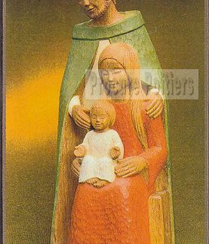 ICONE MEDIA 10X15 Y LE PAPE STE FAMILLE/JOSEPH MANTEAU VERT NDSP