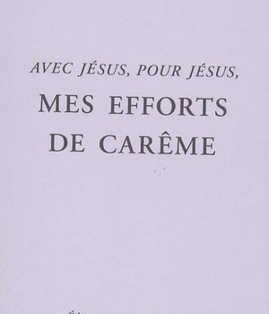 MES EFFORTS DE CAREME