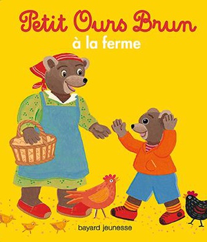 PETIT OURS BRUN A LA FERME