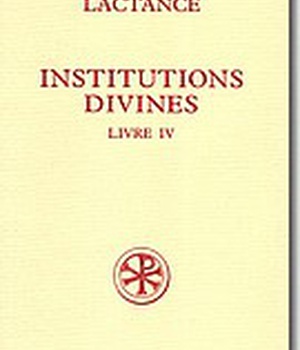 INSTITUTIONS DIVINES LIVRE IV DPTS