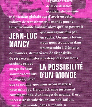LA POSSIBILITE D'UN MONDE - DIALOGUE AVEC PIERRE-PHILIPPE JANDIN