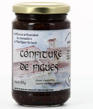 CONFITURE DE FIGUES, POT DE 370 G