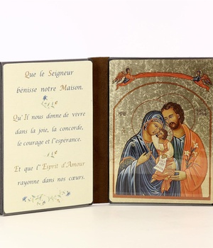 LA SAINTE FAMILLE/BENEDICTION MAISON - DIPTYQUE 13X19 CM