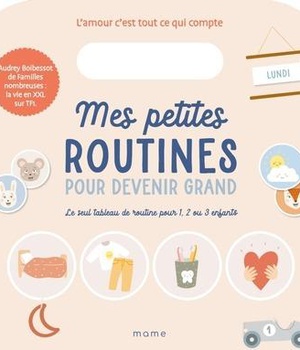 MES PETITES ROUTINES POUR DEVENIR GRAND - STICKERS ELECTROSTATIQUES ET TABLEAU DORGANISATION + PLEIN