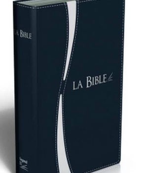 BIBLE SEGOND 21 - DUO BLEU/ARGENT, TRANCHES ARGENT