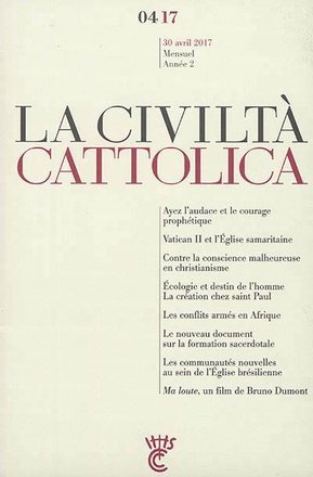 CIVILTA CATTOLICA AVRIL 2017