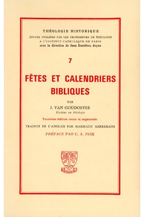 TH N7 - FETES ET CALENDRIERS BIBLIQUES