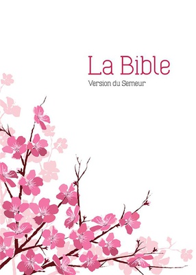 BIBLE, VERSION SEMEUR, RIGIDE AMANDIER, TRANCHE BLANCHE